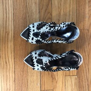 Proenza schouler fish skin pump sandal